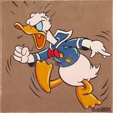 pato donald irado